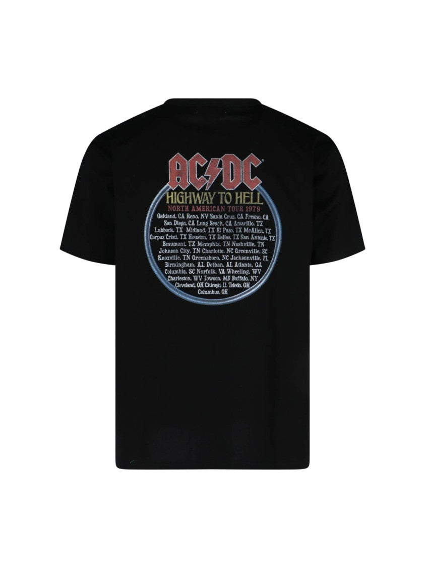 Junya Watanabe Ac/Dc' Graphic T-Shirt – Black
