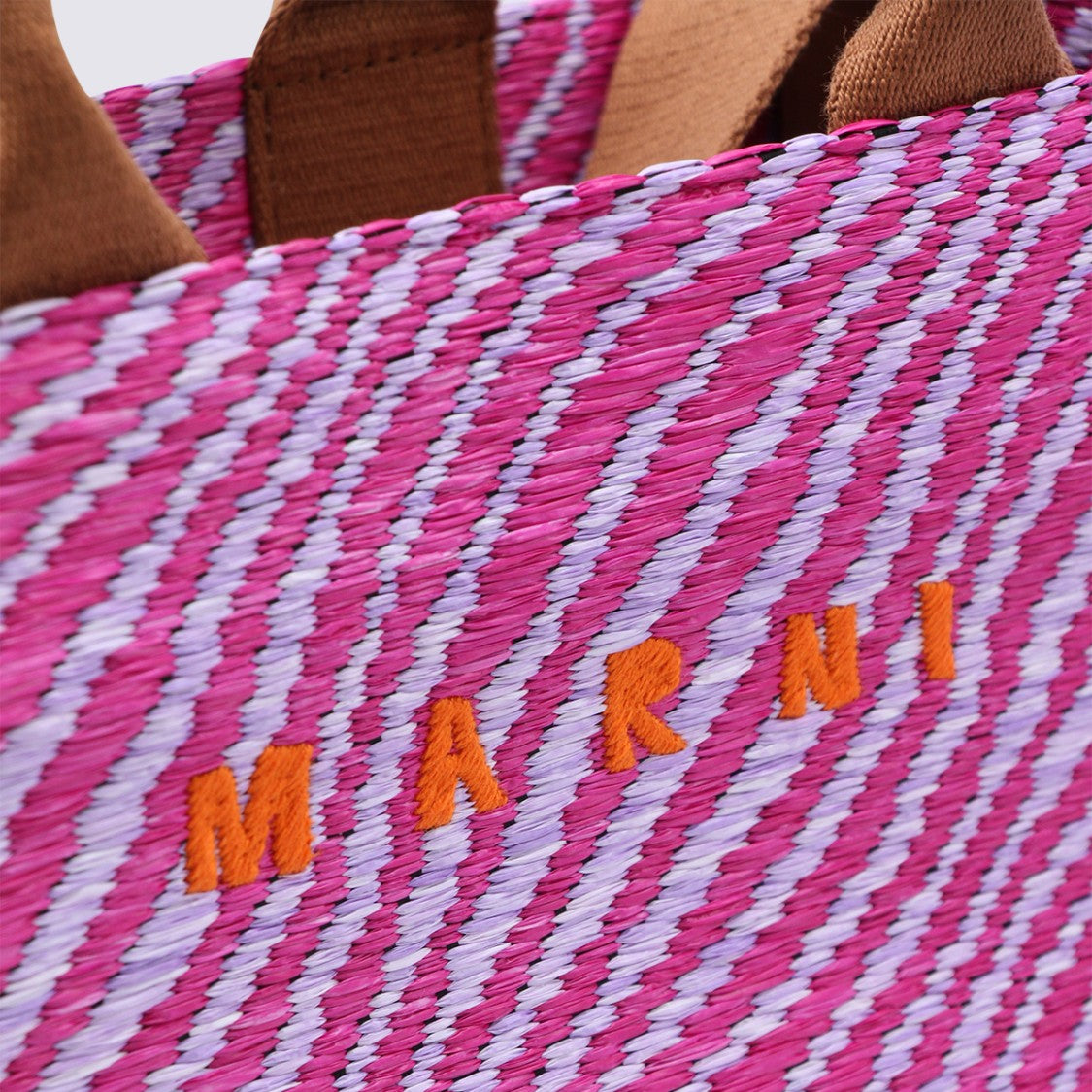 Marni Pink Patterned Tote Bag