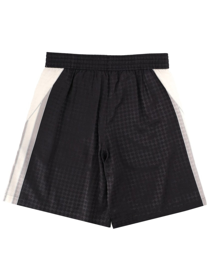 Amiri Ma Quad Panel Viscose Houndstooth Shorts