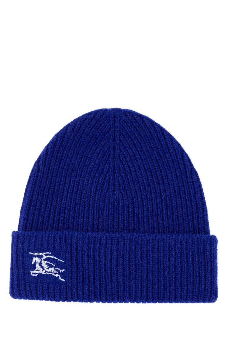 Burberry Electric Blue Cashmere Beanie Hat