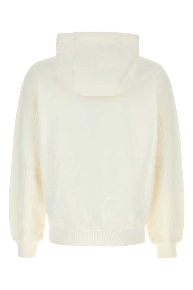 Casablanca White Cotton Sweatshirt