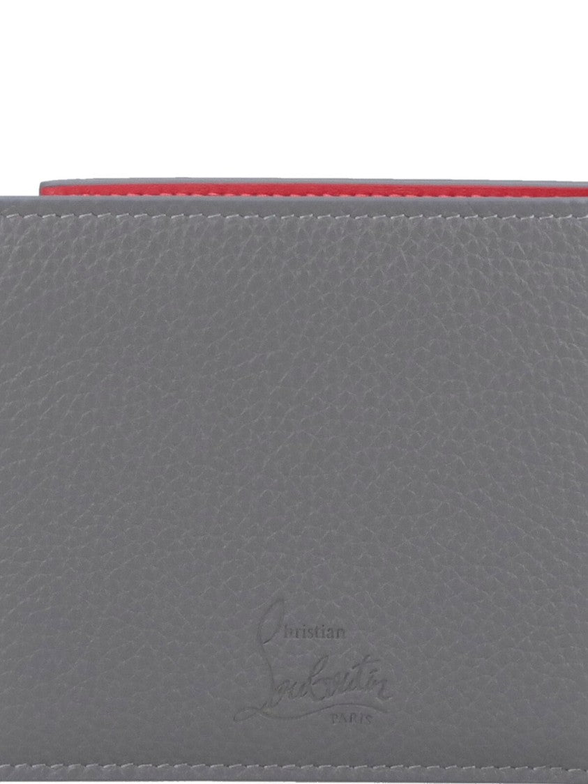 Christian Louboutin Bi-Fold Wallet With Tone-On-Tone Metal Studs