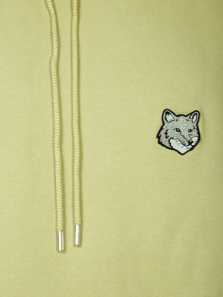 Maison Kitsuné Yellow Cotton Hoodie