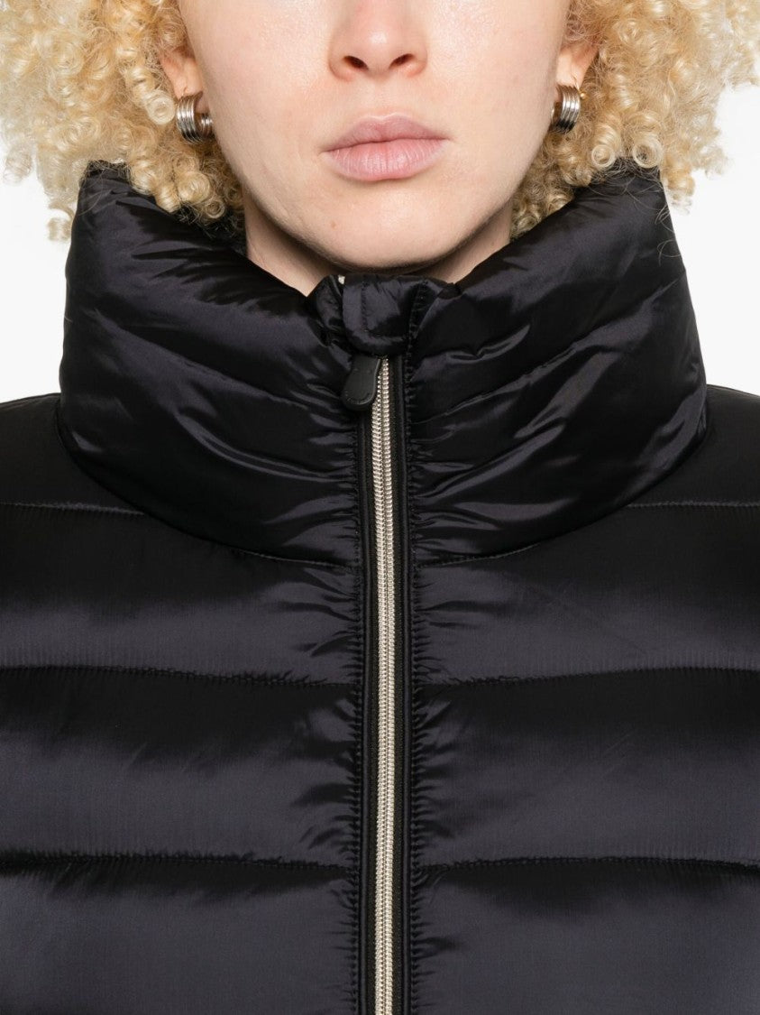 Save The Duck Horizontal Quilted Short Puffer Jacket