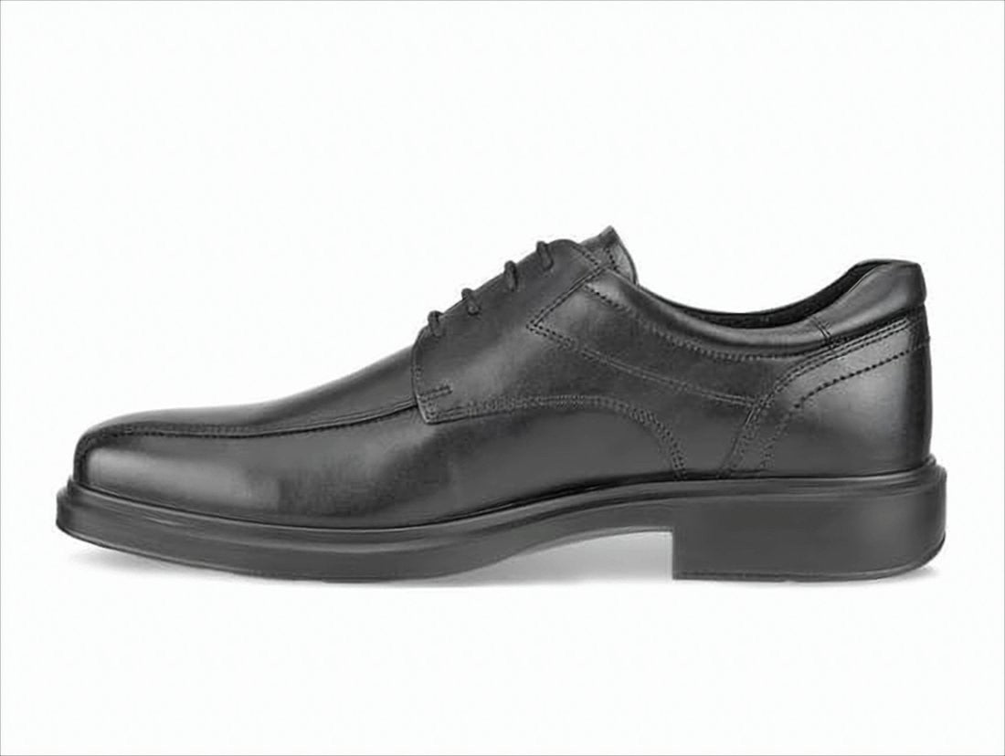 Ecco Smooth Leather Lace-Up Dress Shoes