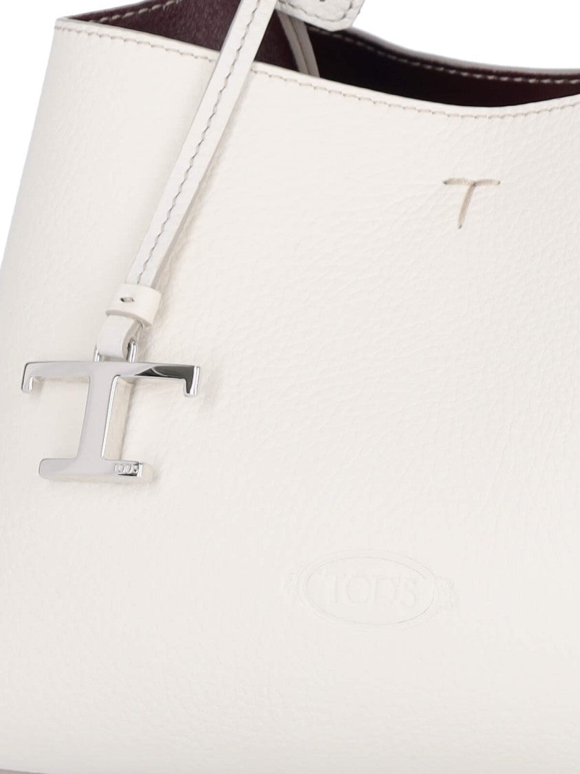 Tod's Micro Logo Bag – White