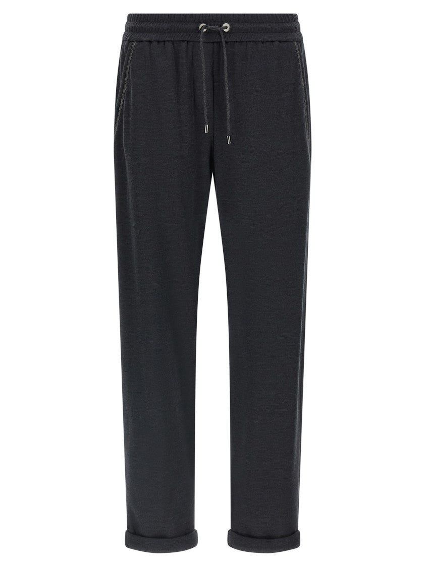 Brunello Cucinelli 'Shiny Pocket Detail' Joggers