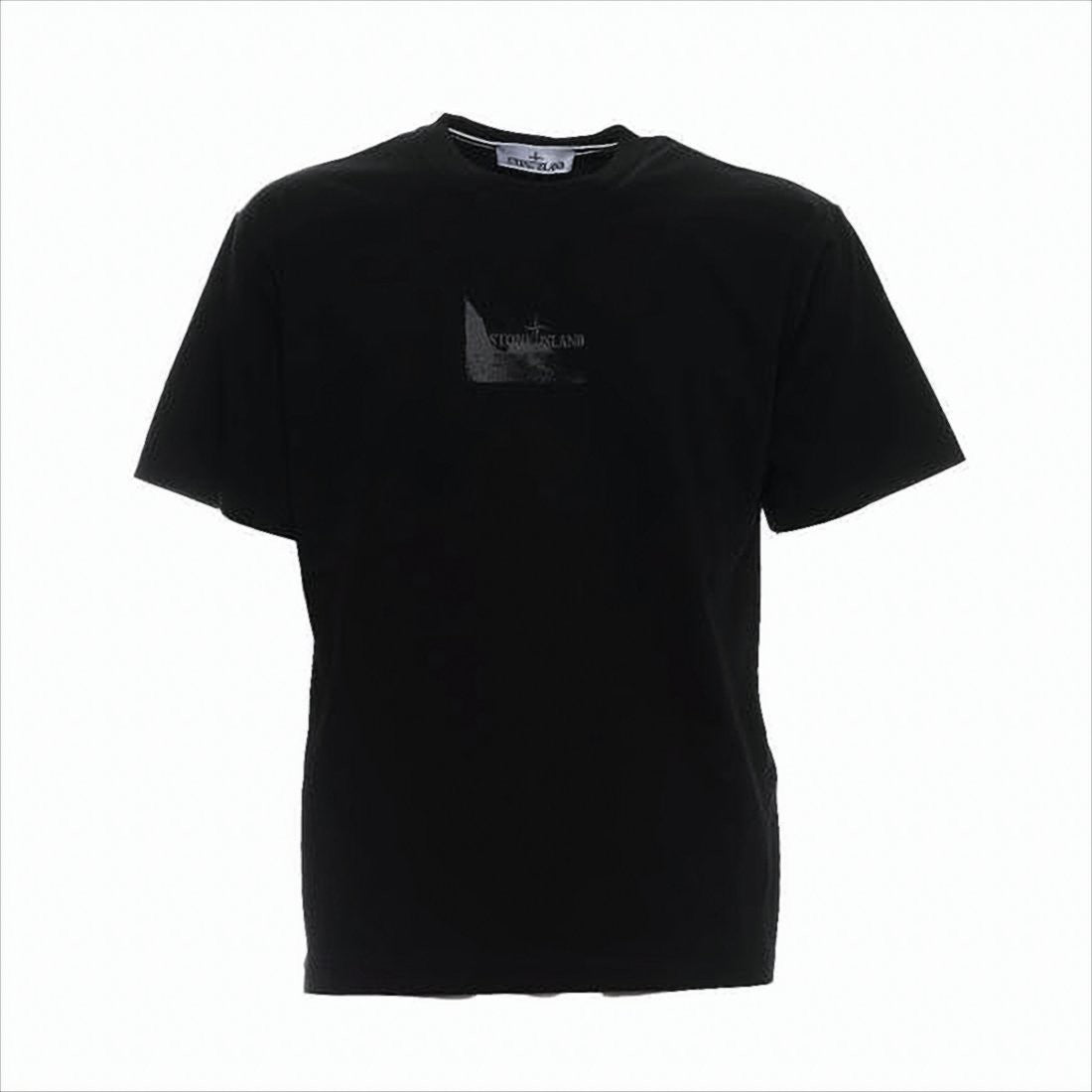Stone Island Relaxed-Fit Black T-Shirt