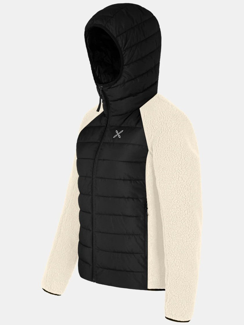 Montura Hybrid Sherpa-Fleece Jacket With Quilted Front And High Collar