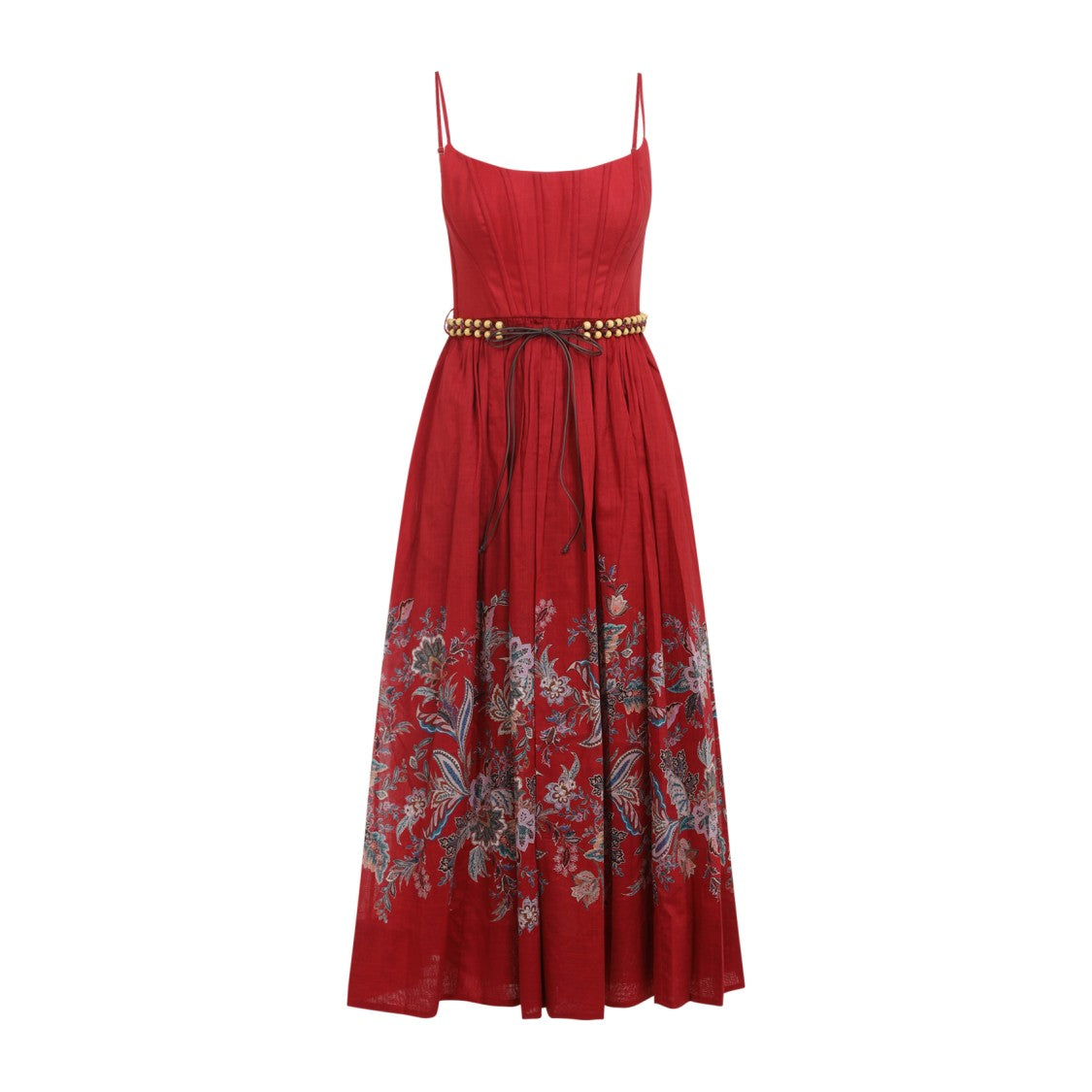 Zimmermann Maxi Dress With Floral Embroidery