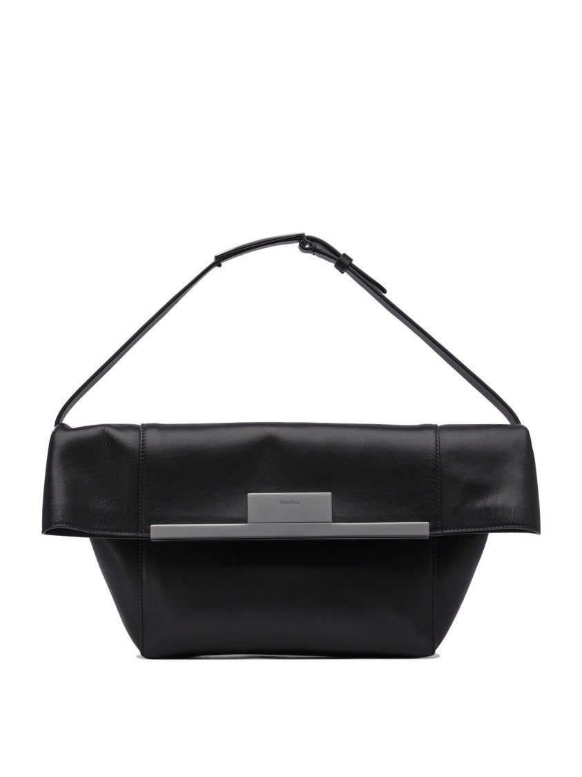 Max Mara Structured Leather Crossbody Bag