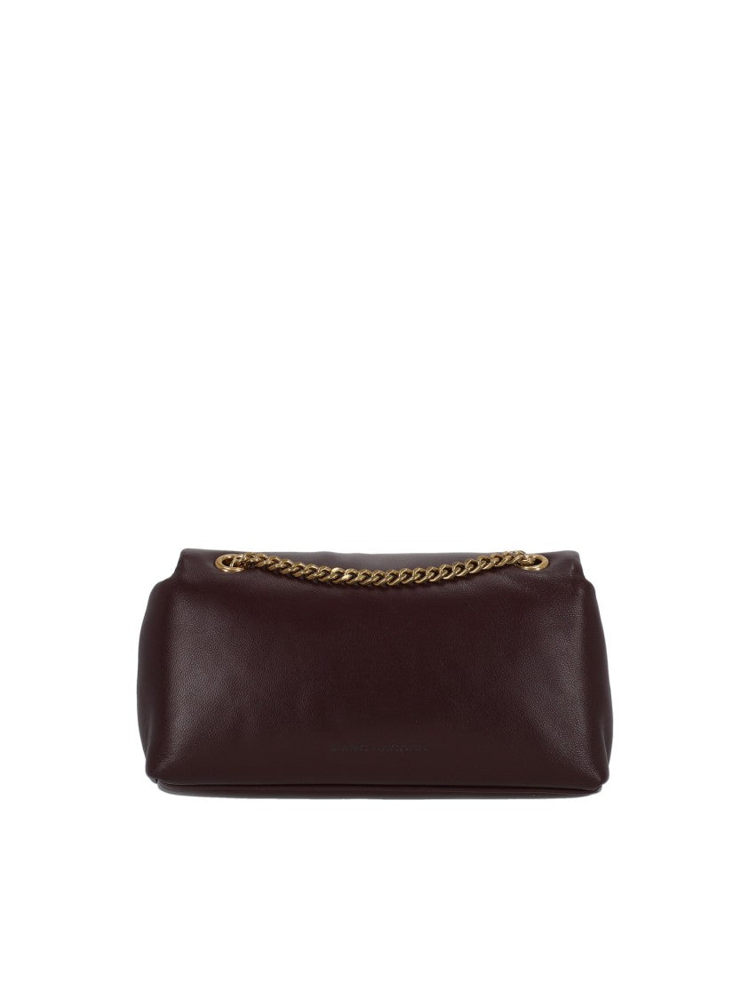 Marc Jacobs Burgundy The Chain Mini Leather Bag