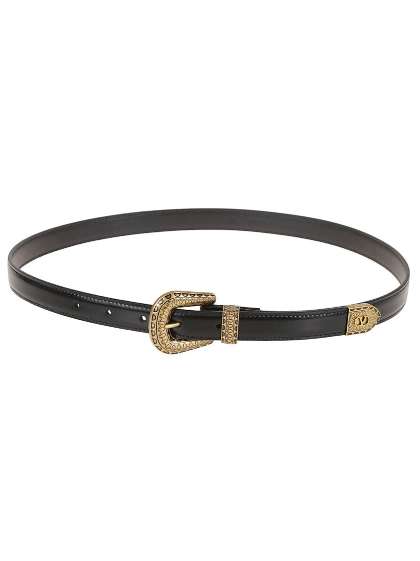 Valentino Garavani Vlogo Signature Calfskin Belt