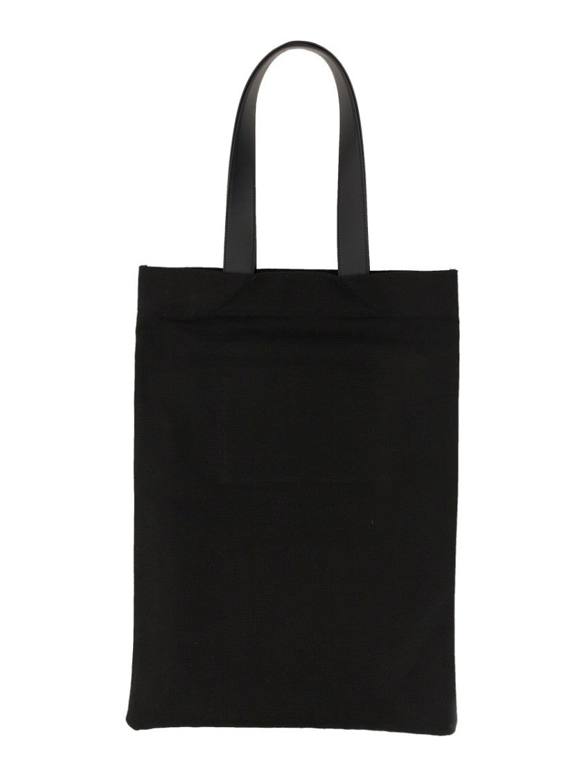 Jil Sander Black Tote Bag With Logo