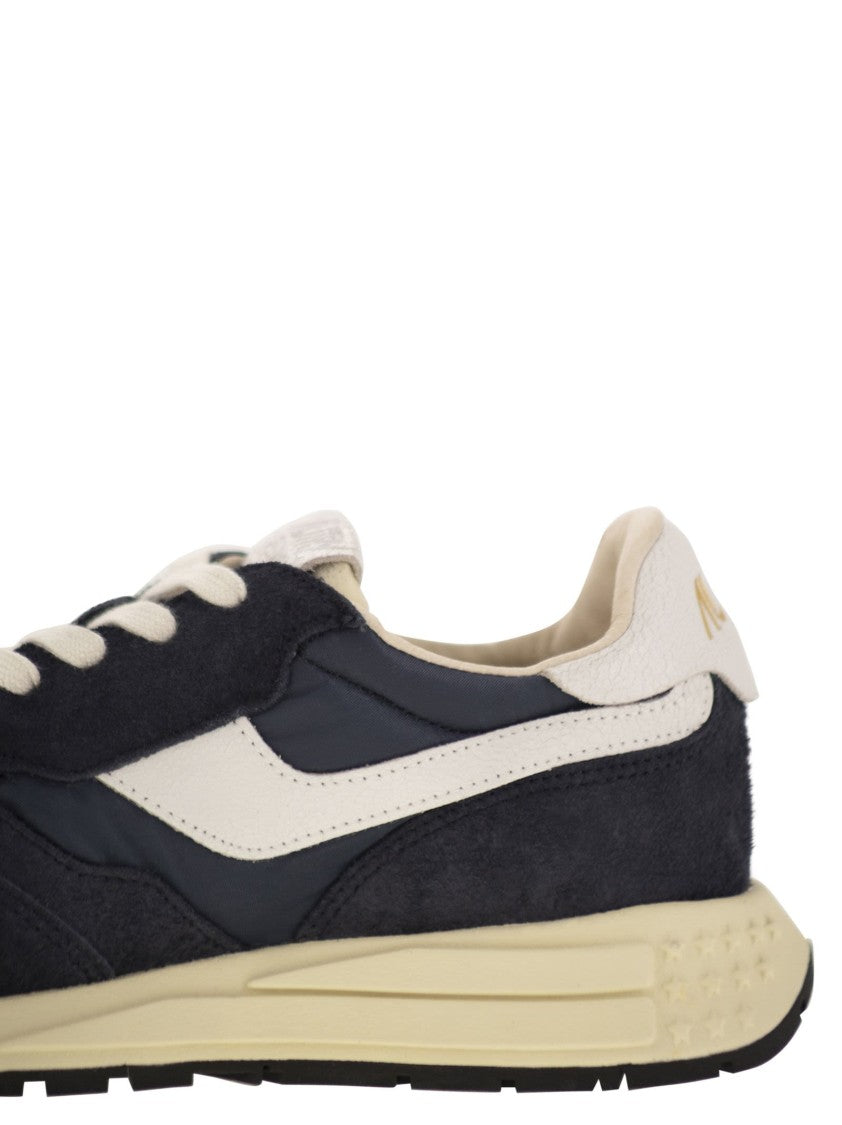 Autry Reelwind - Suede And Technical Textile Trainer