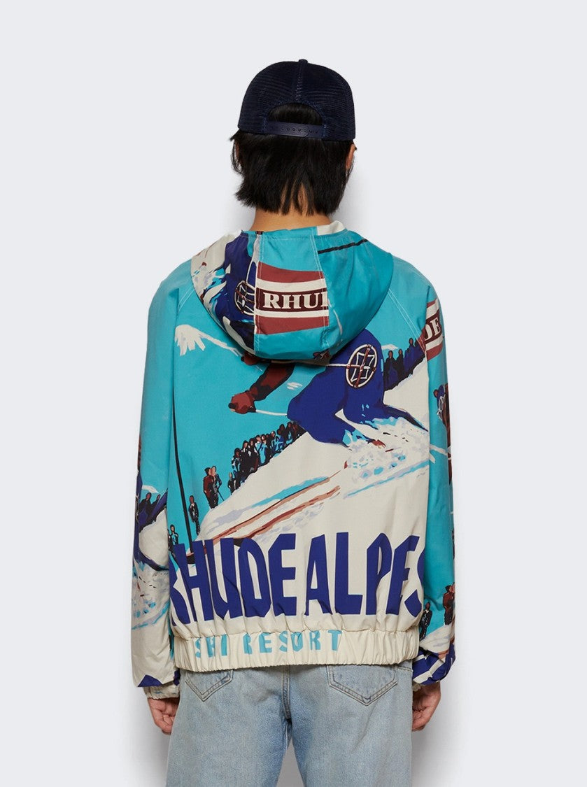 Rhude Deux Resort Anorak Jacket Blue