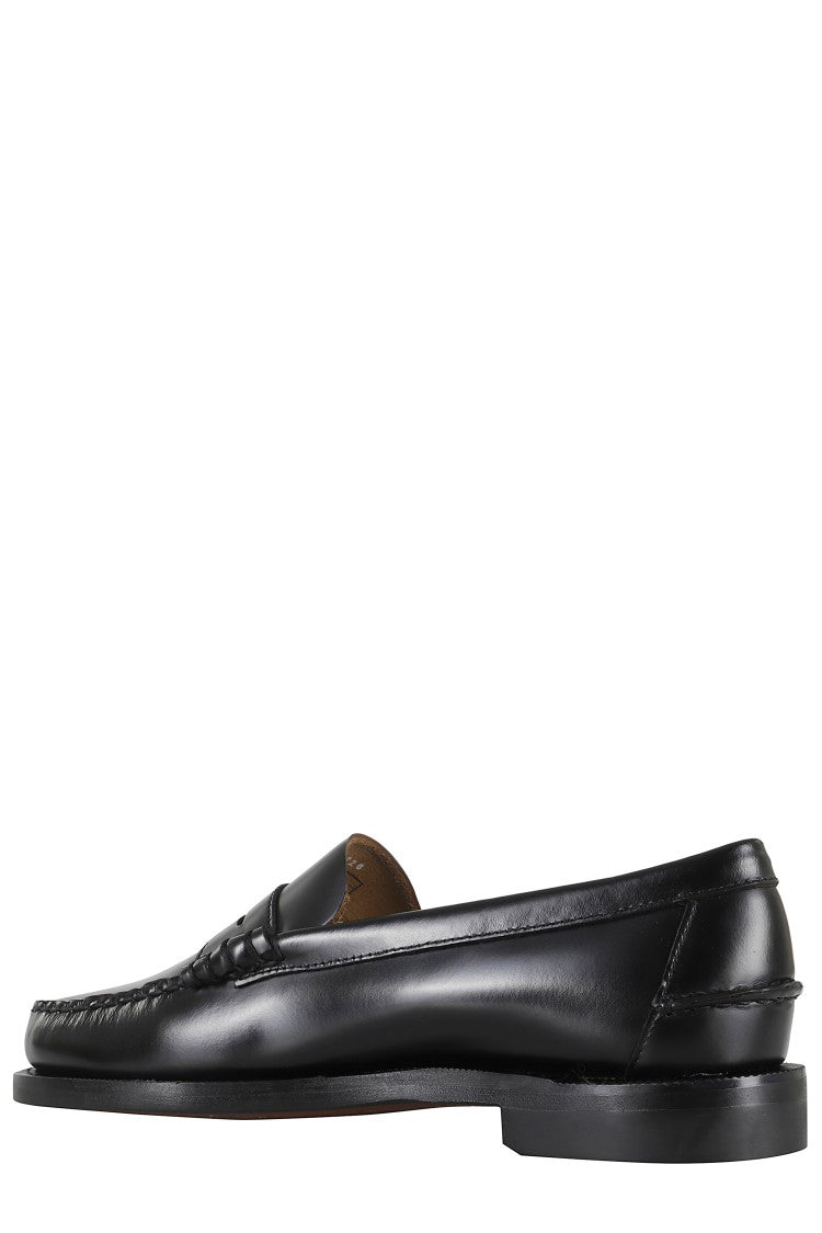 Sebago Classic Leather Loafers With Polished Finish