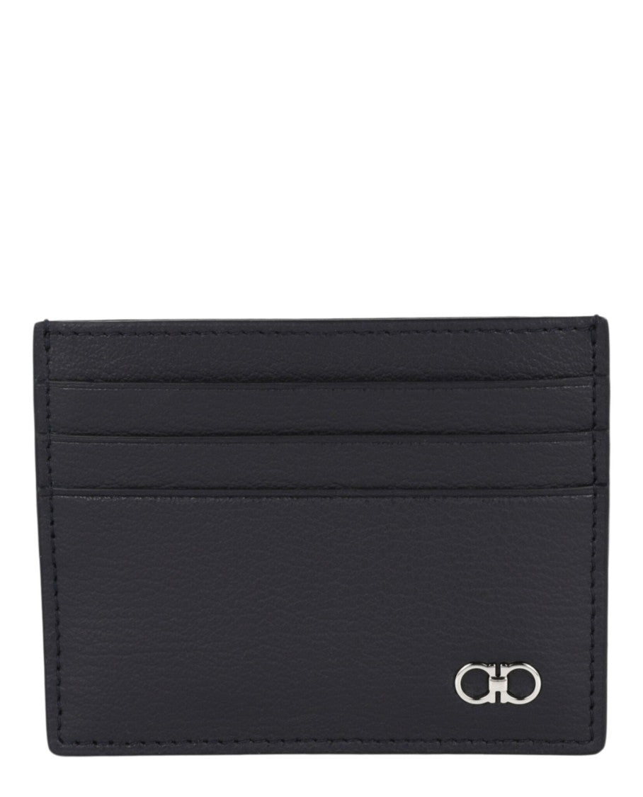 Ferragamo Gancini Leather Card Holder
