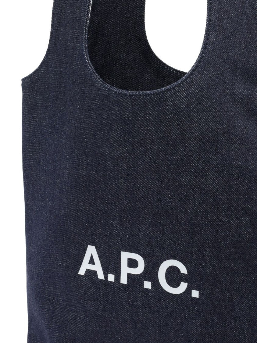 A.P.C. Structured Denim Tote Bag