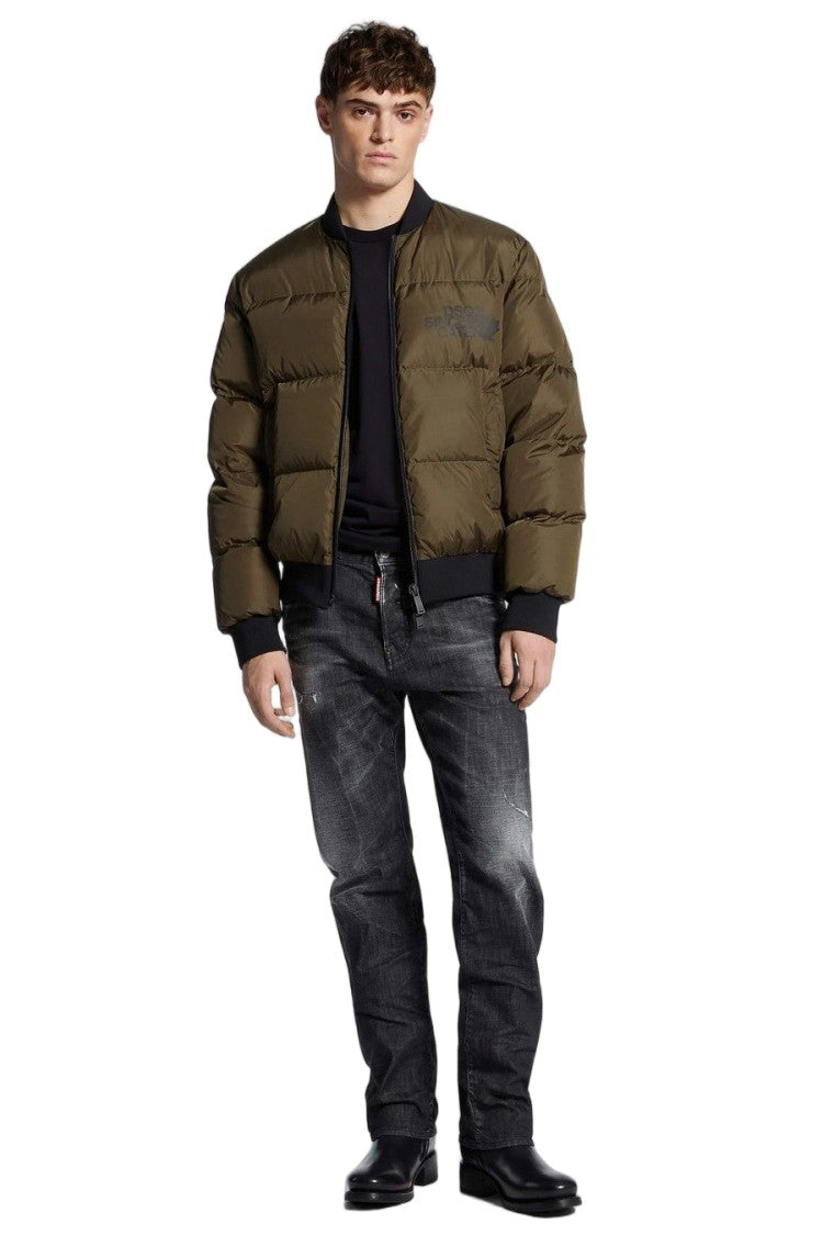 Dsquared2 Black Faded Distressed Cotton-Blend Slim-Fit Jeans