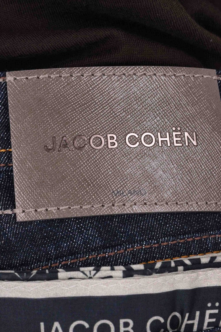 Jacob Cohen Nick Fit Leather Label Jeans