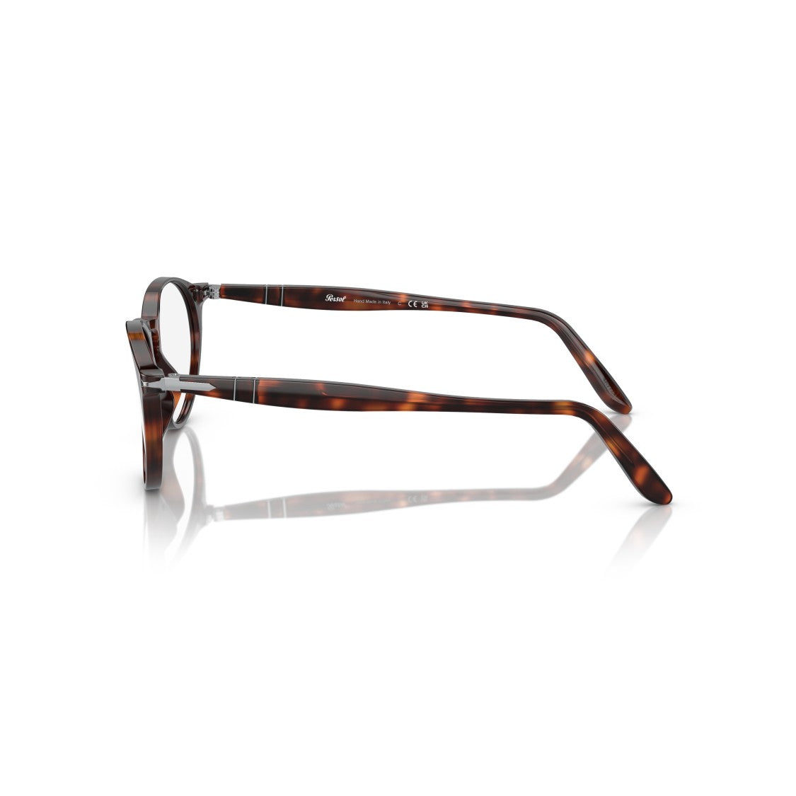 Persol 0Po3092v Classic Round Frame Tortoiseshell Acetate Eyeglasses