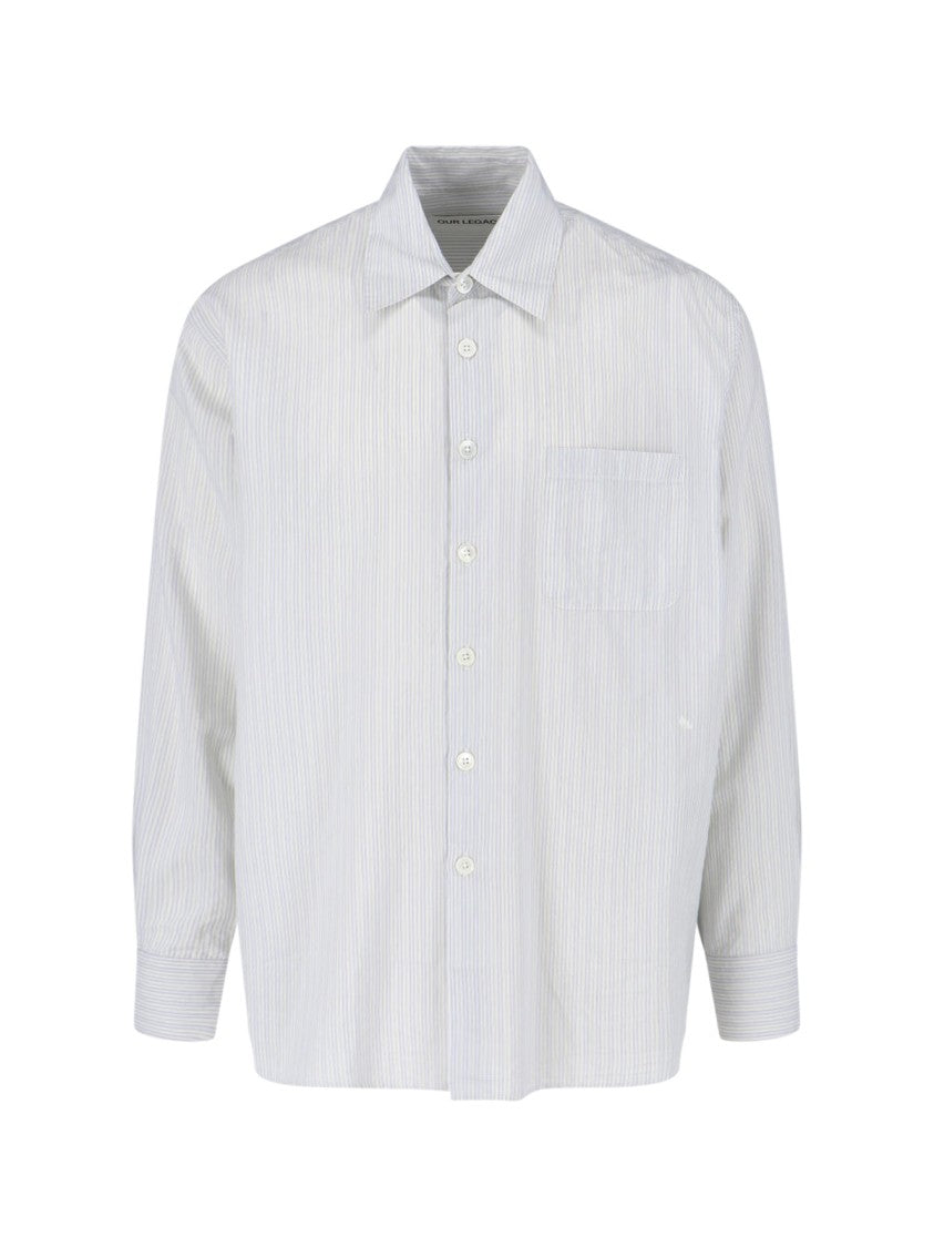 Our Legacy Multicolour Index Patchwork Cotton Shirt