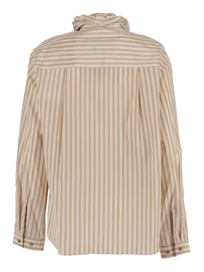 Forte Forte Chic Taffeta Striped Shirt