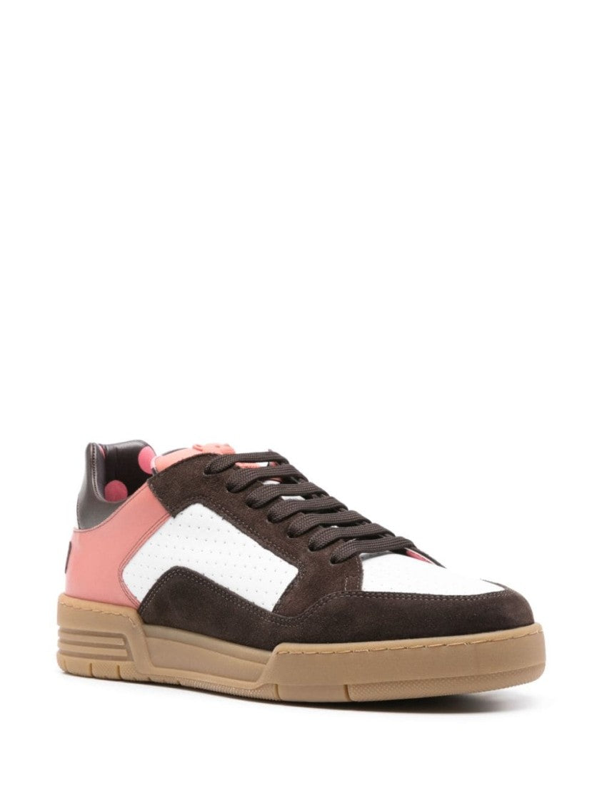 Moschino Panelled Low-Top Sneakers