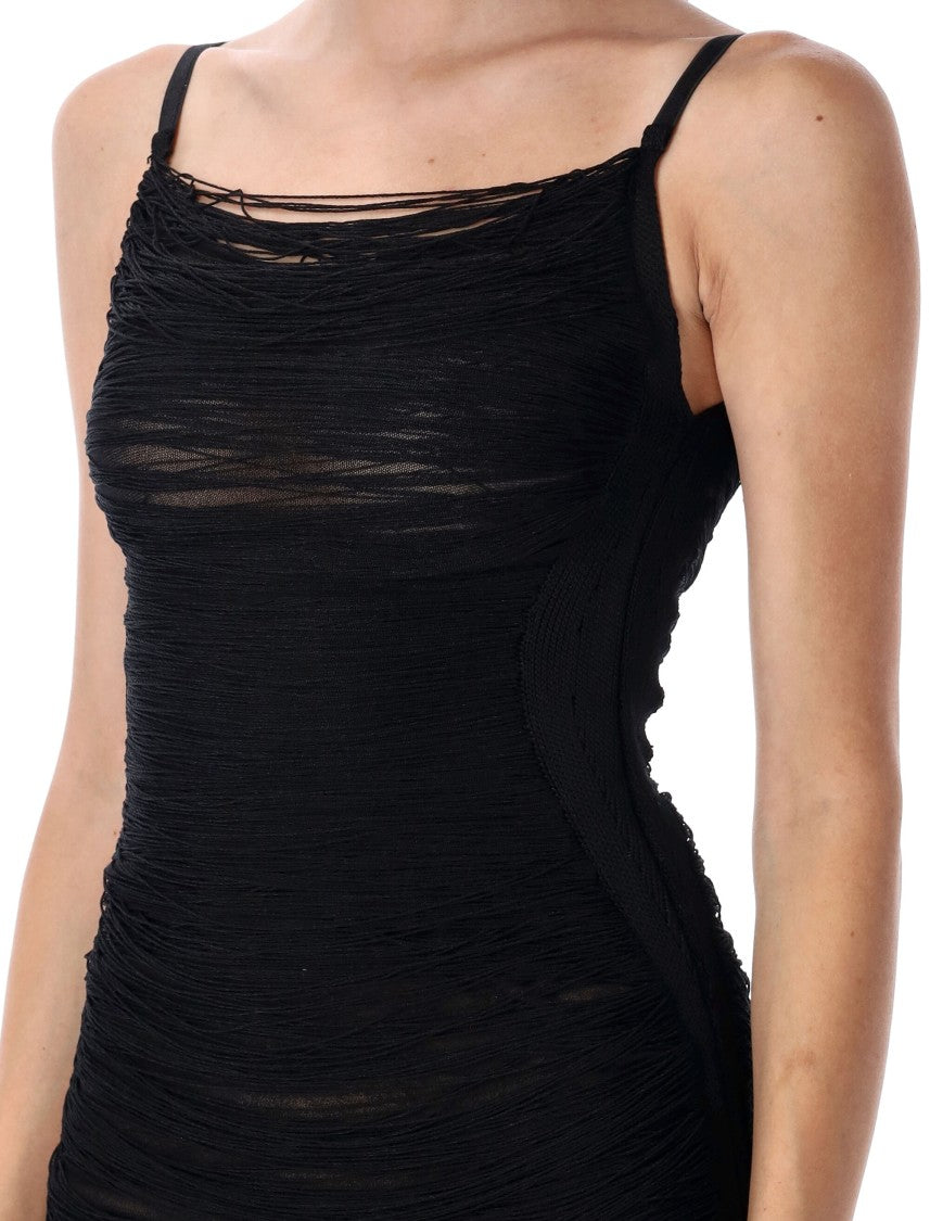 The Attico Fringed Dress
