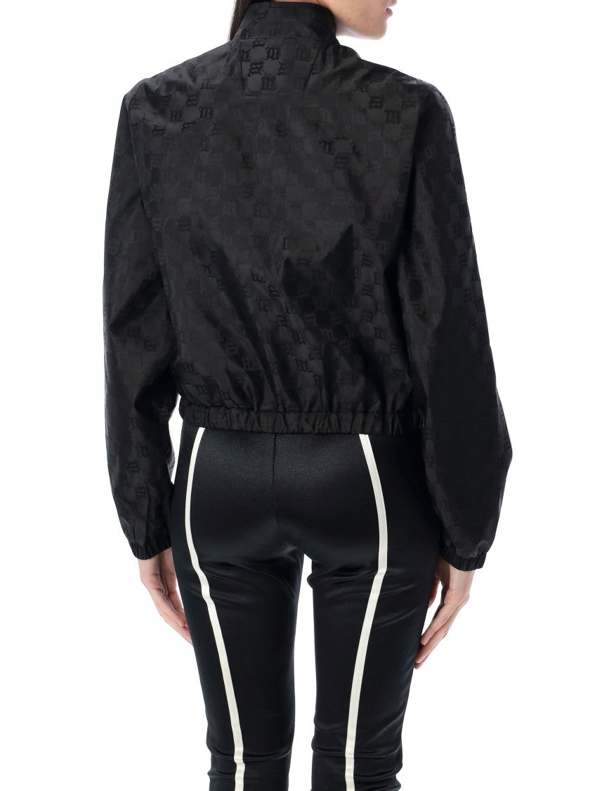 Misbhv Monogram Windbreaker With Cropped Fit