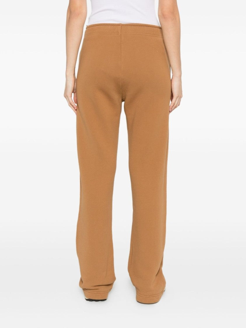 Autry Relaxed Fit Brown Sweatpants With Drawstring Waist