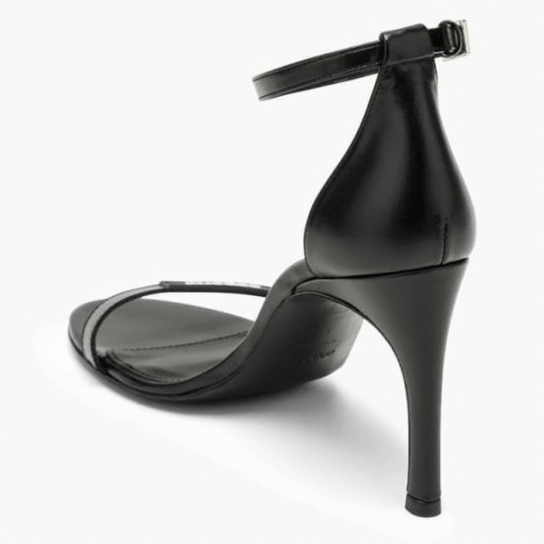 Coperni Black High-Heeled Pumps With Ankle Strap