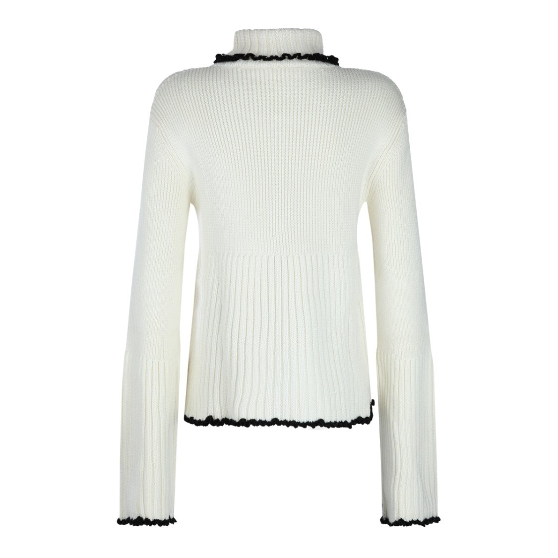 Jil Sander White Wool Knitwear