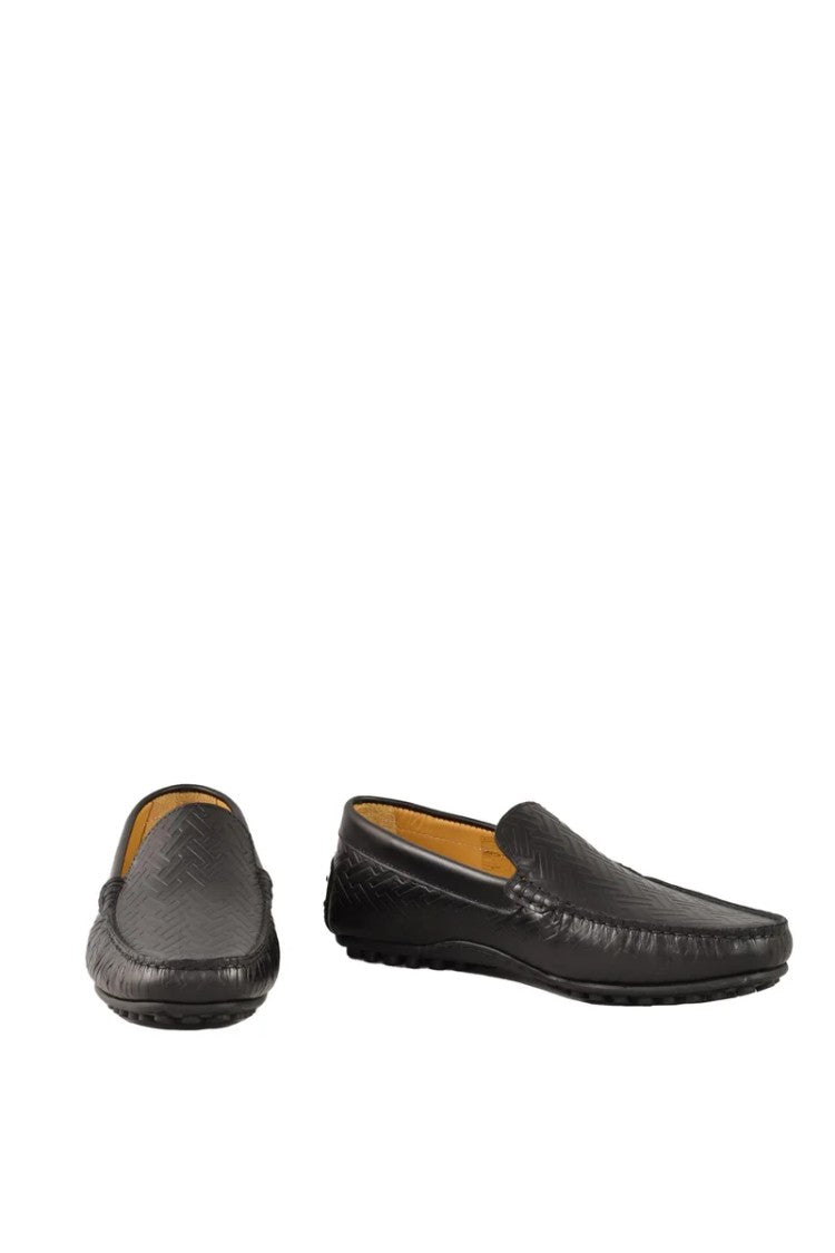 A.Testoni Men's Loafer - Black