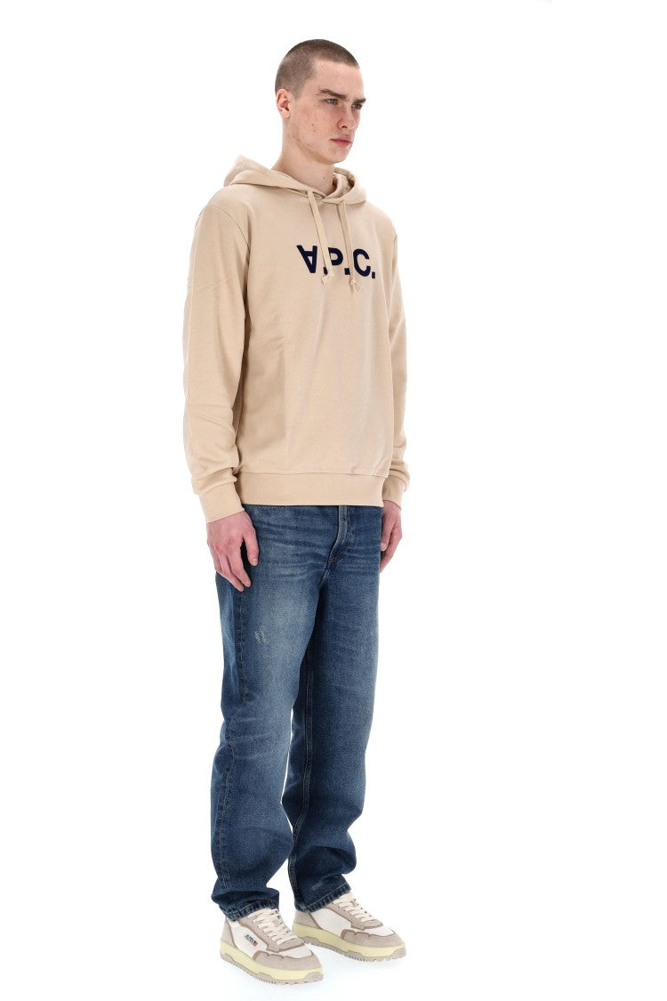 A.P.C. Cotton Crewneck Sweatshirt With Central Logo