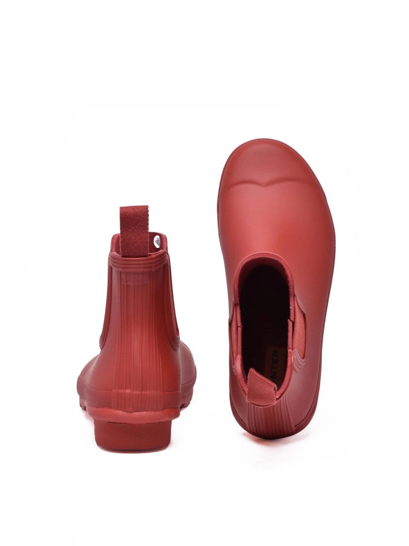 Hunter Red Rubber Galosh Boots