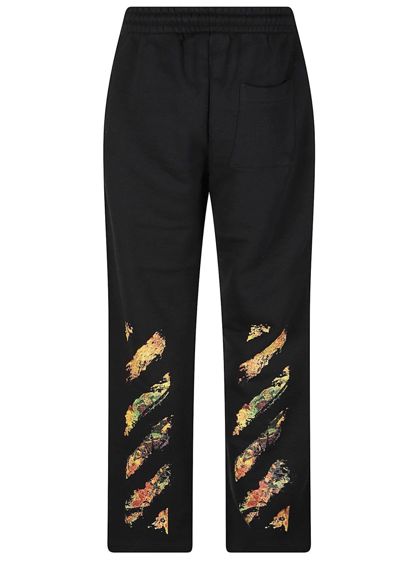 Off-White Black Spices Arrow Relaxed Cotton Sweatpants