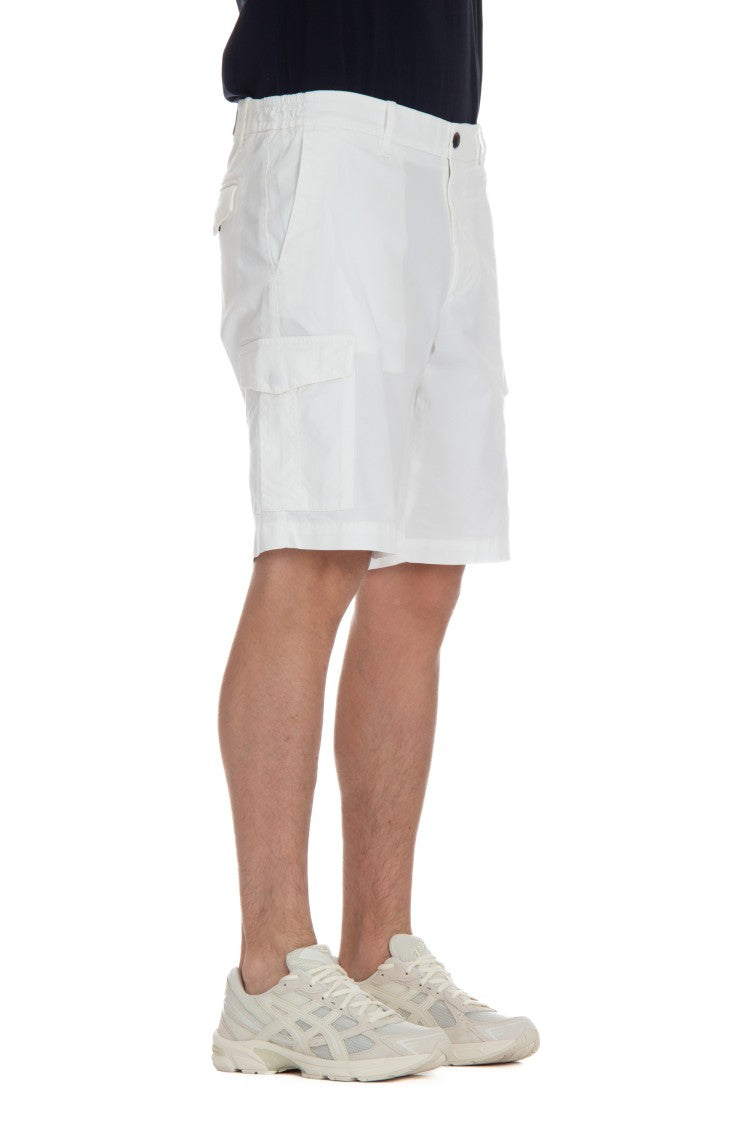 Eleventy Comfort Cotton Cargo Bermuda