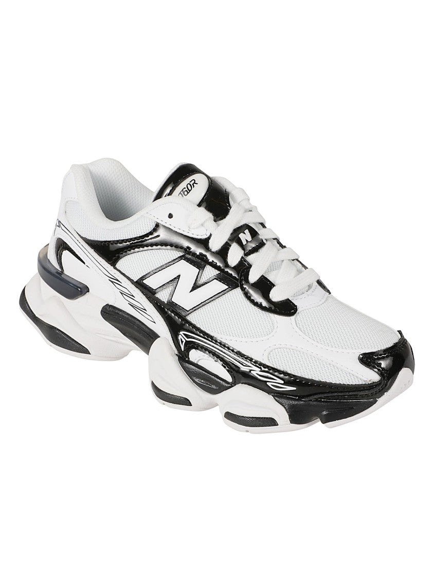 New Balance Dynamic Sneakers With Glossy Black Accents And Sculpted Sole