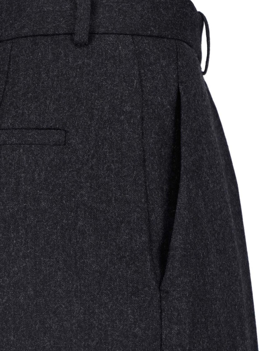 Victoria Beckham Tailored Straight-Leg Trousers With High Waist