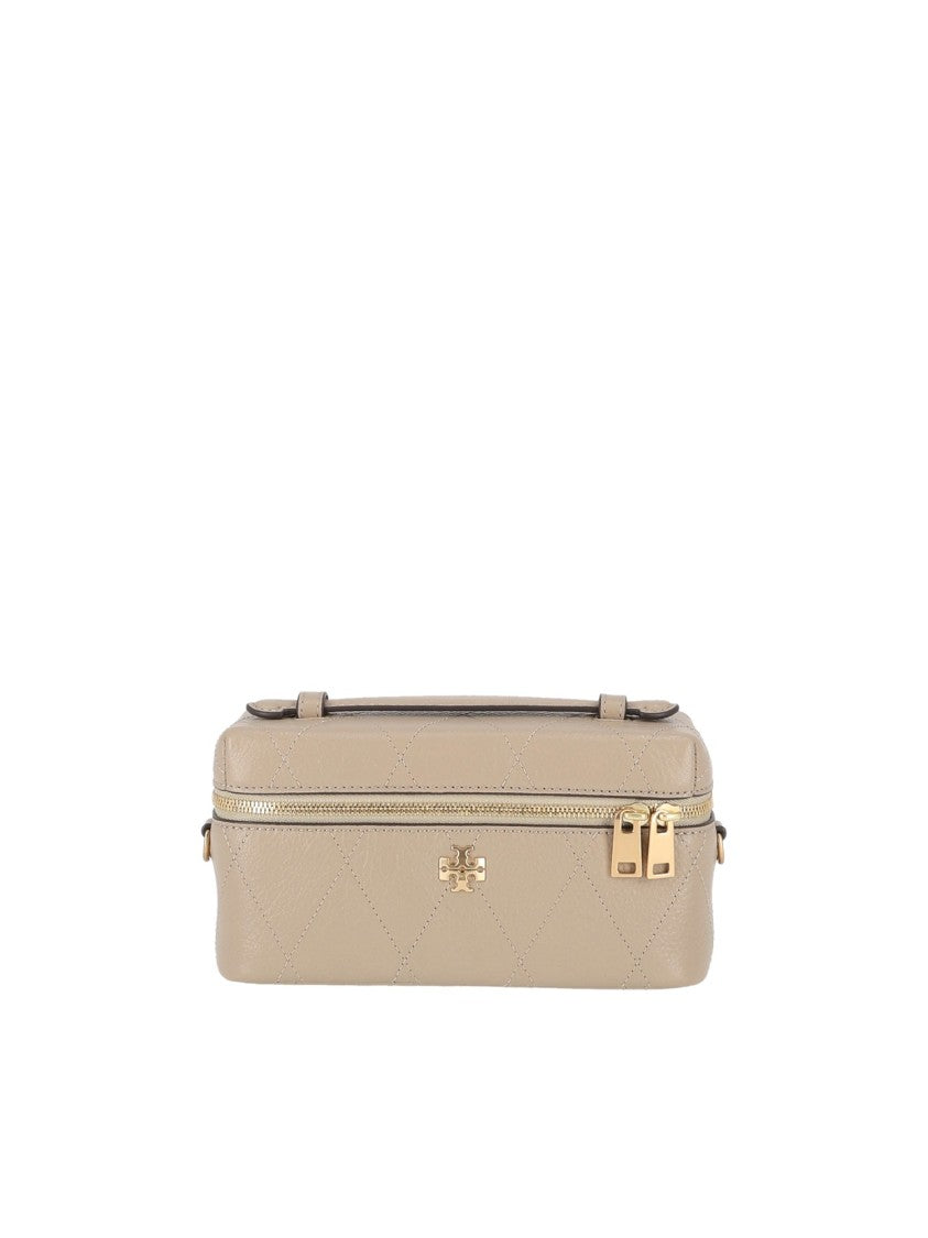 Tory Burch Charlie Quilted East-West Vanity Case