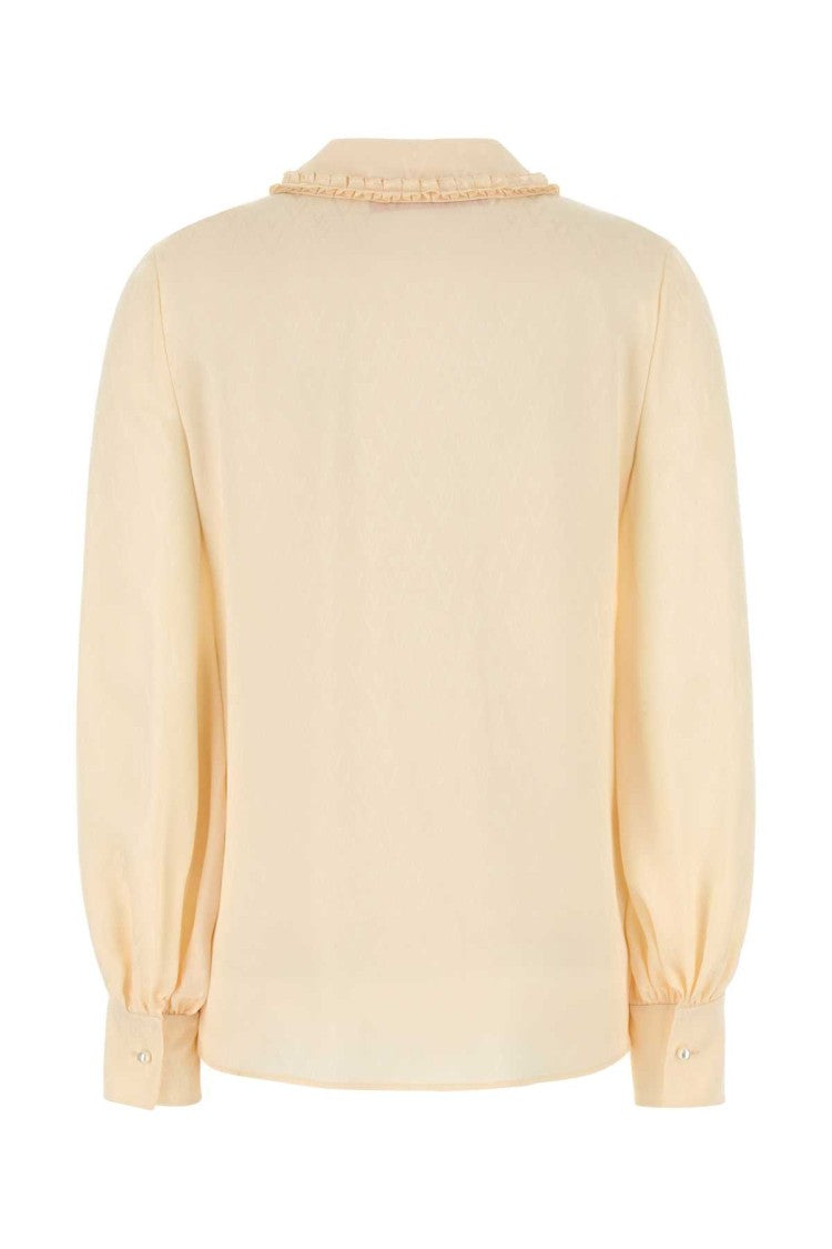 Valentino Garavani Cream Silk Shirt