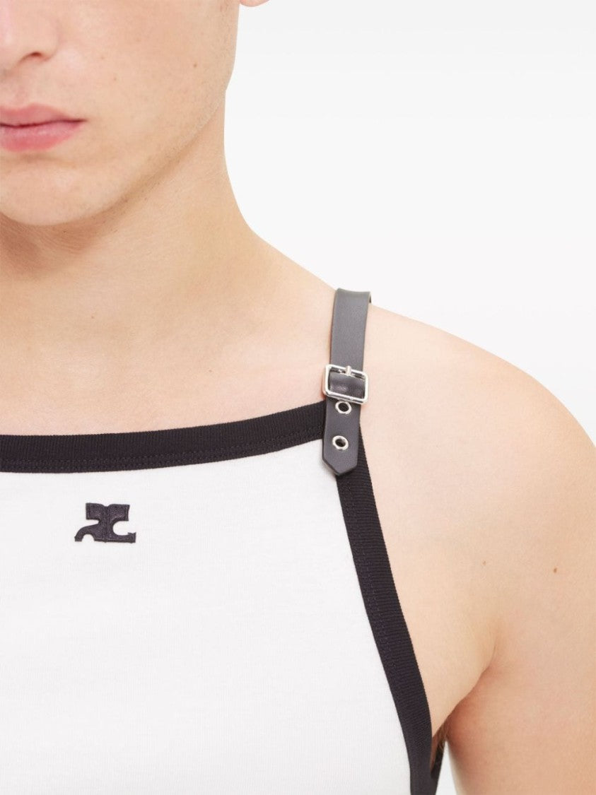 Courrèges Cotton Jersey T-Shirt