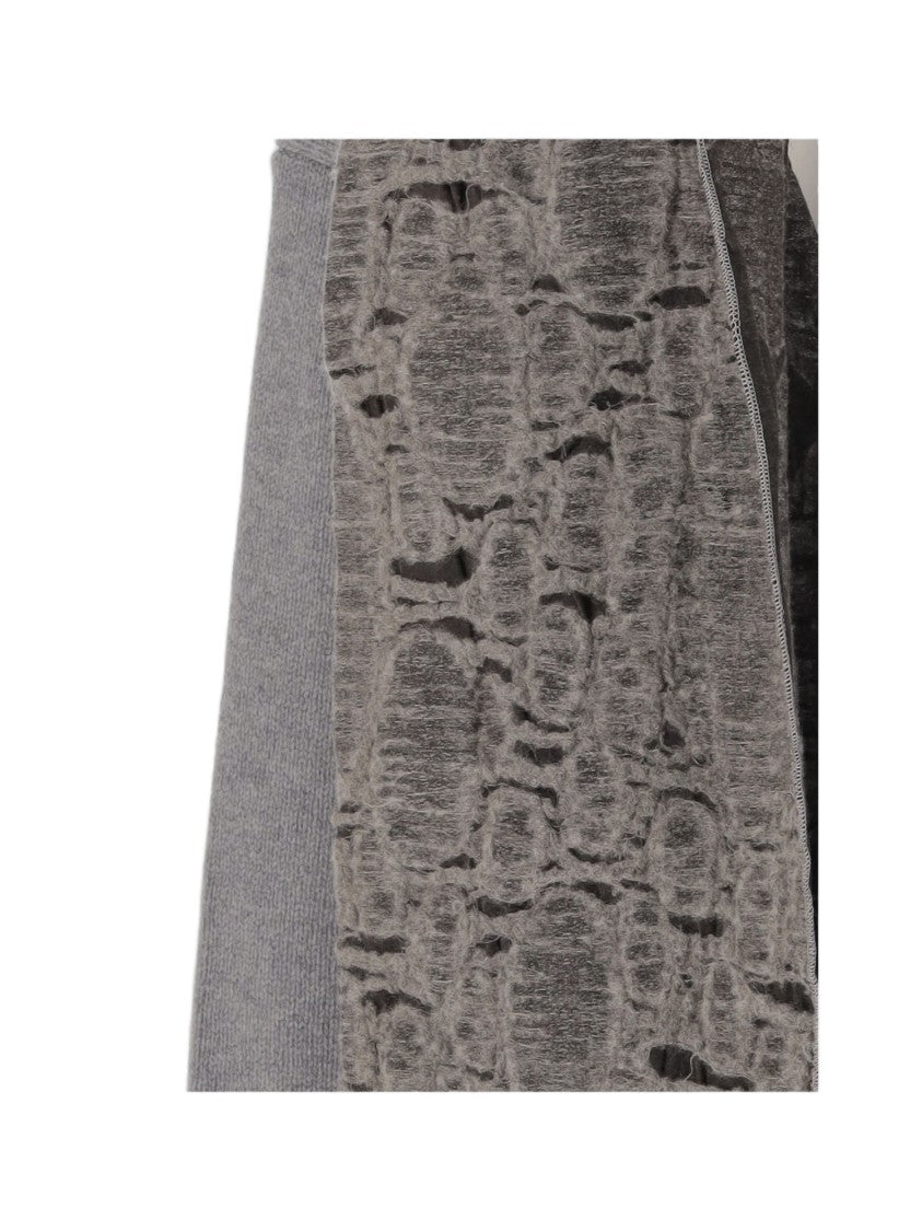 Niccolò Pasqualetti Open-Front Wool And Cashmere Sweater With Embroidered Shawl
