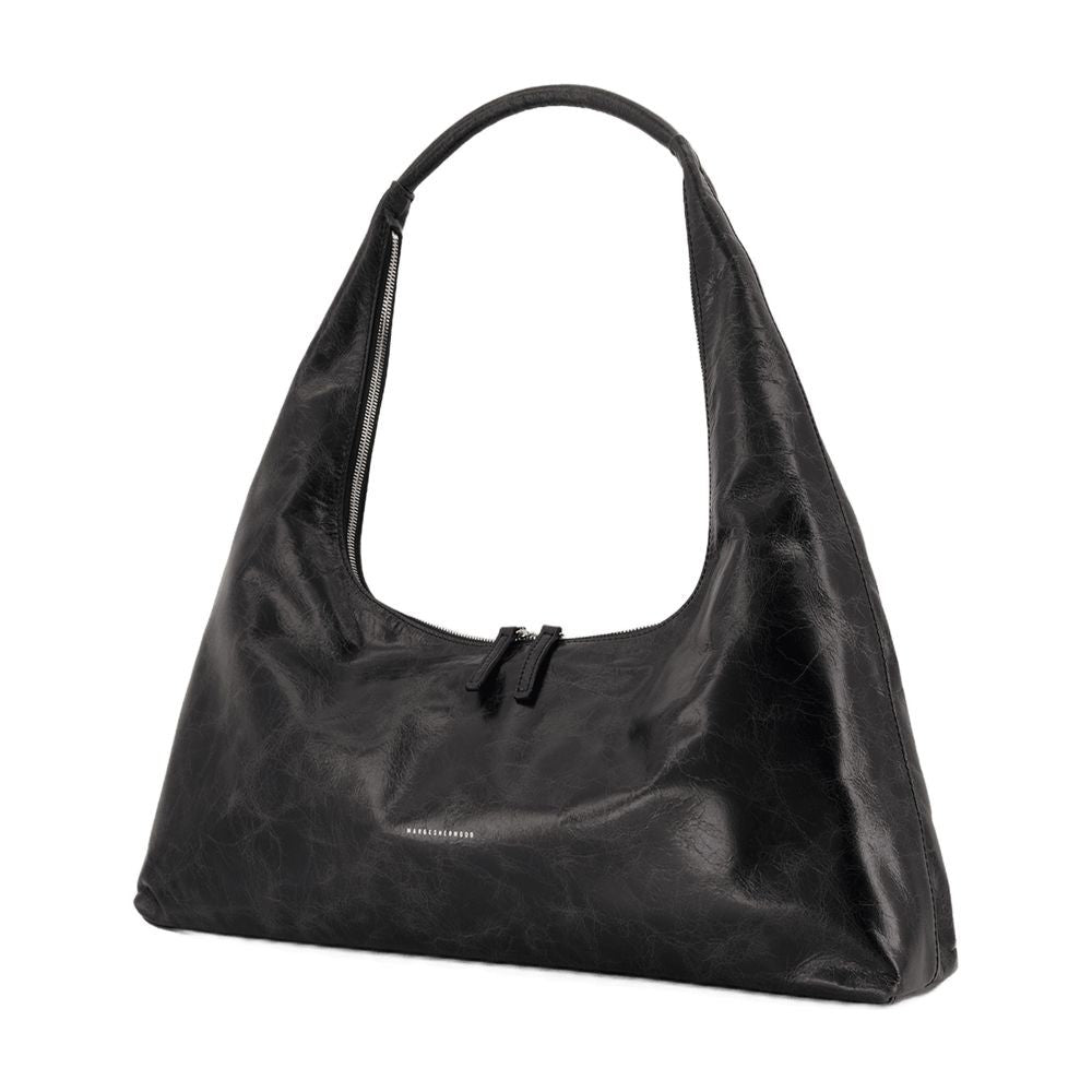 Margesherwood Large Shoulder Bag - Leather - Black