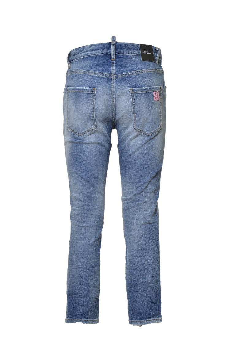 Dsquared2 Vintage Wash Effect Jeans