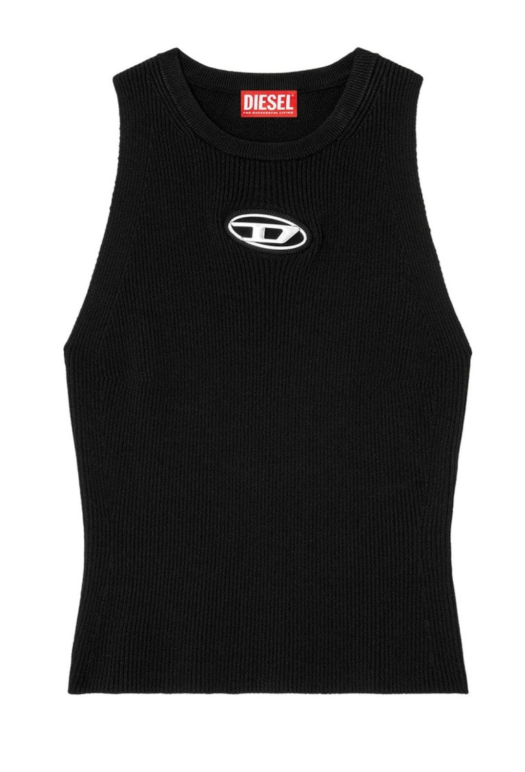 Diesel Ribbed Sleeveless Top