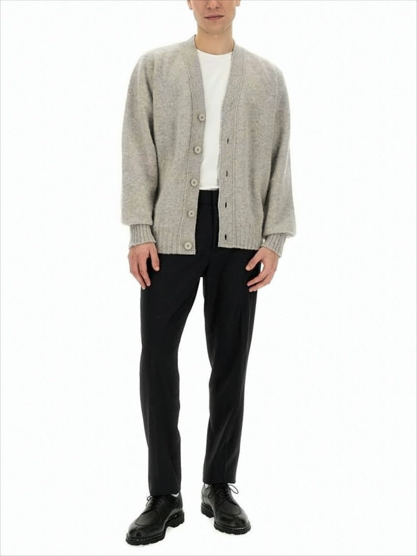 Howlin Soft Wool Cardigan With Relaxed Fit And V-Neckline