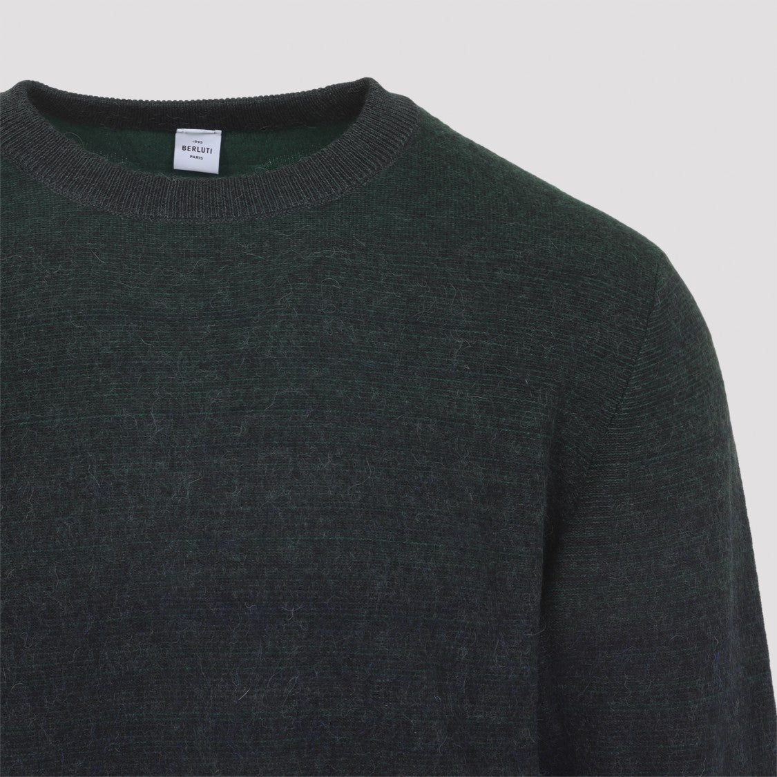 Berluti Gradient Cashmere Pullover With Round Neckline